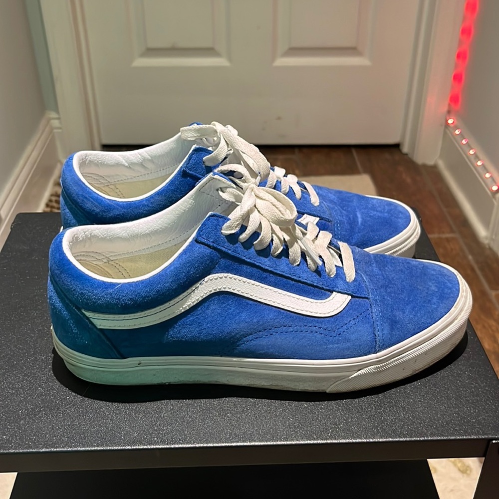 Vans Old Skool Blue Pig Suede Shoe